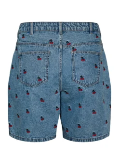 Bestickte Denimshorts