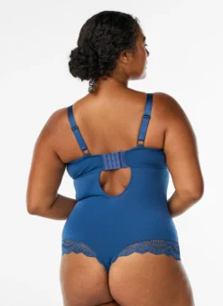 Bügel-Spitzenbody mit Trägerdetails
