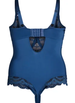 Bügel-Spitzenbody mit Trägerdetails