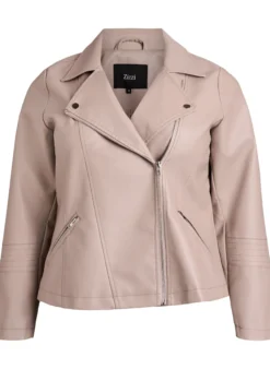 Bikerjacke aus Kunstleder