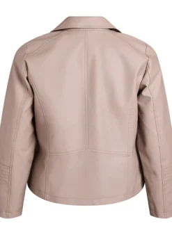Bikerjacke aus Kunstleder