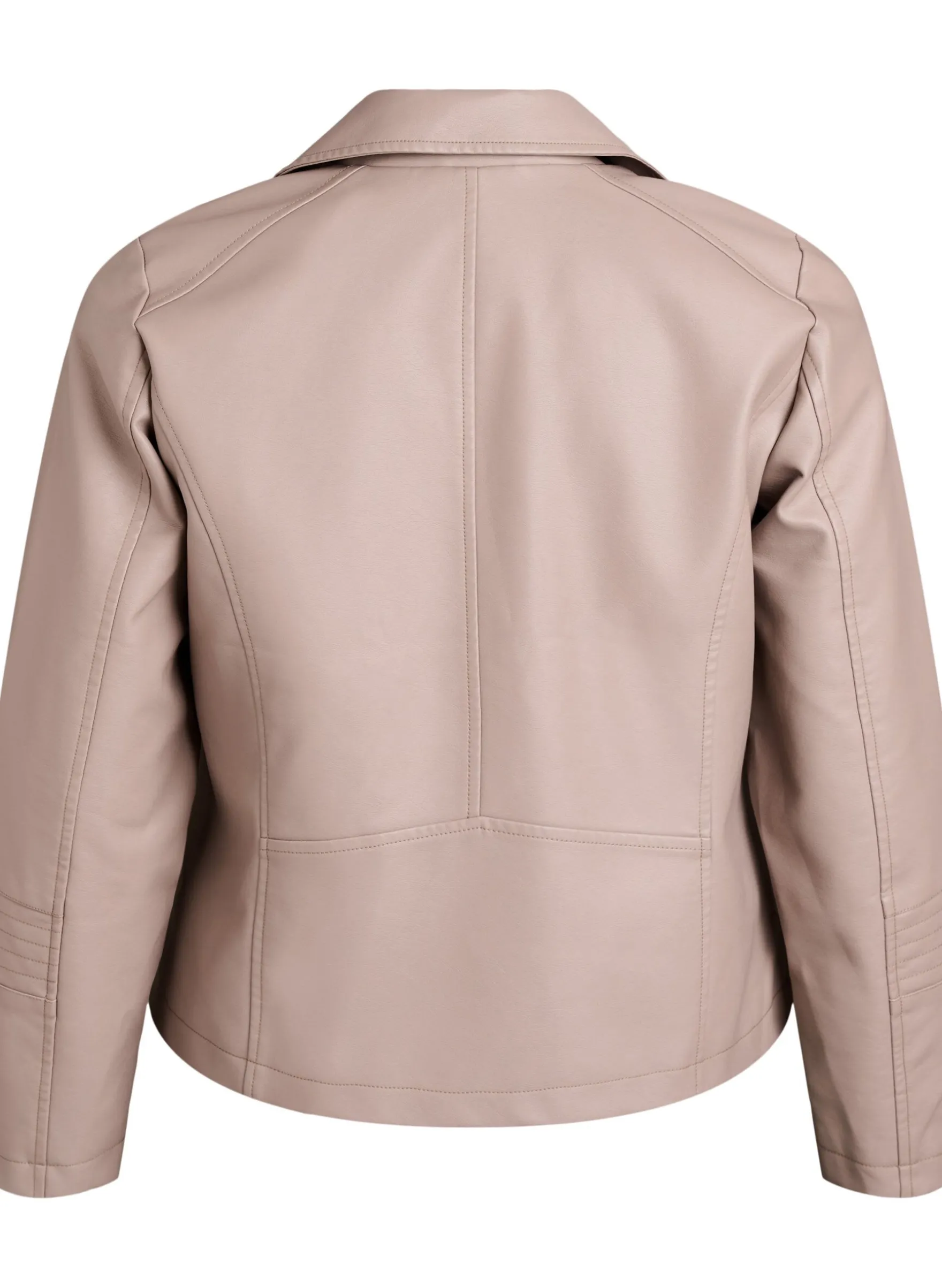 Bikerjacke aus Kunstleder