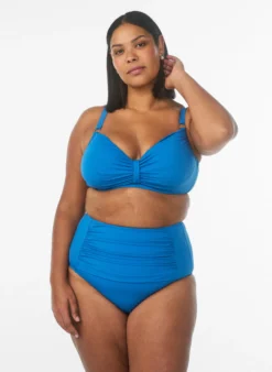 Bikini-BH mit Bügel und Drapierung