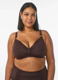 Bikini-BH mit Bügel und Drapierung