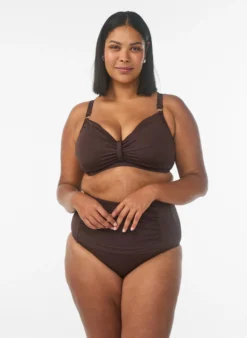Bikini-BH mit Bügel und Drapierung
