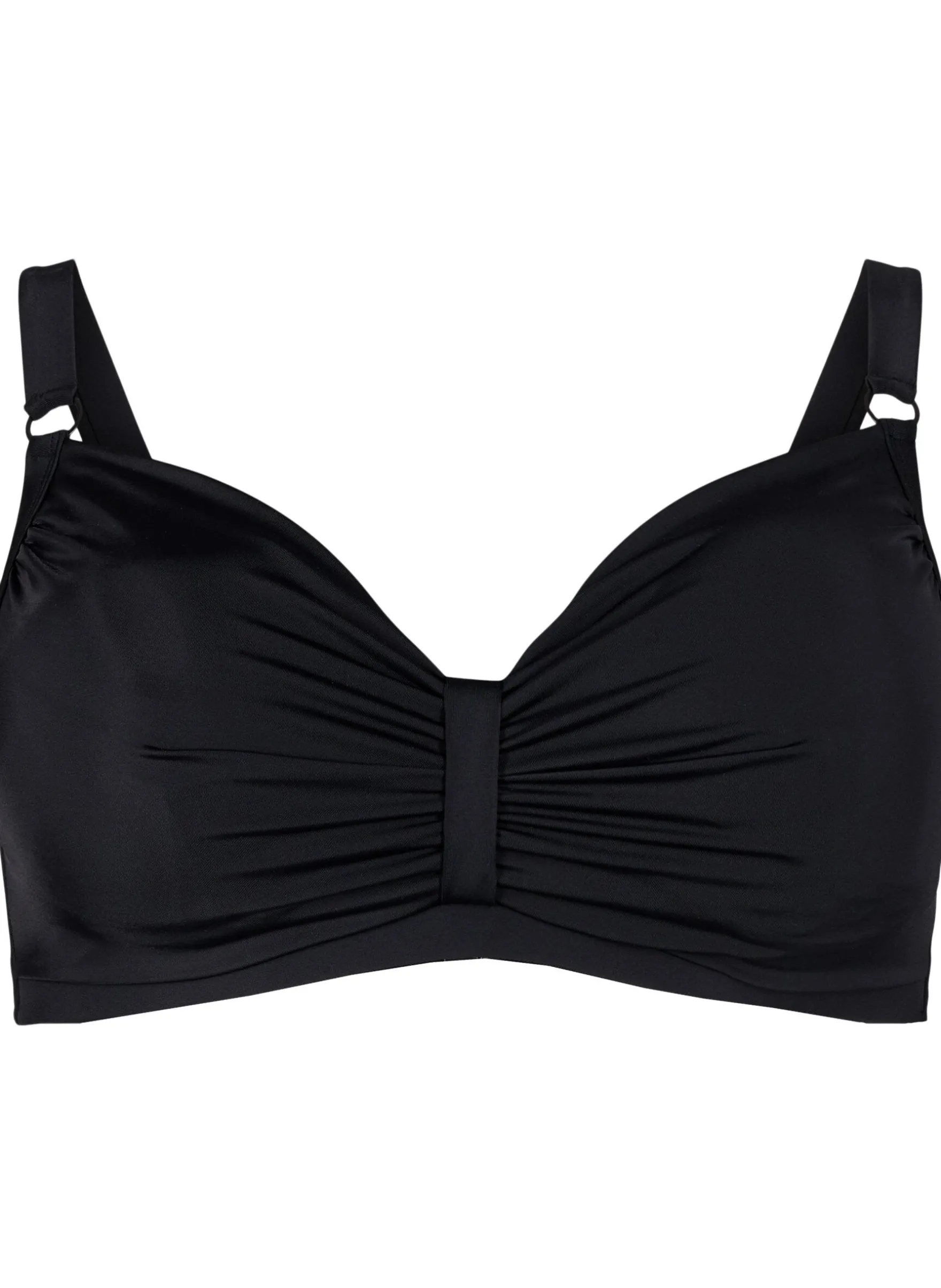 Bikini-BH mit Bügel und drapiertem Stoff