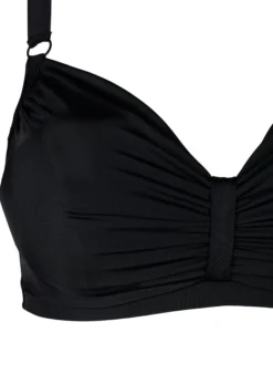 Bikini-BH mit Bügel und drapiertem Stoff