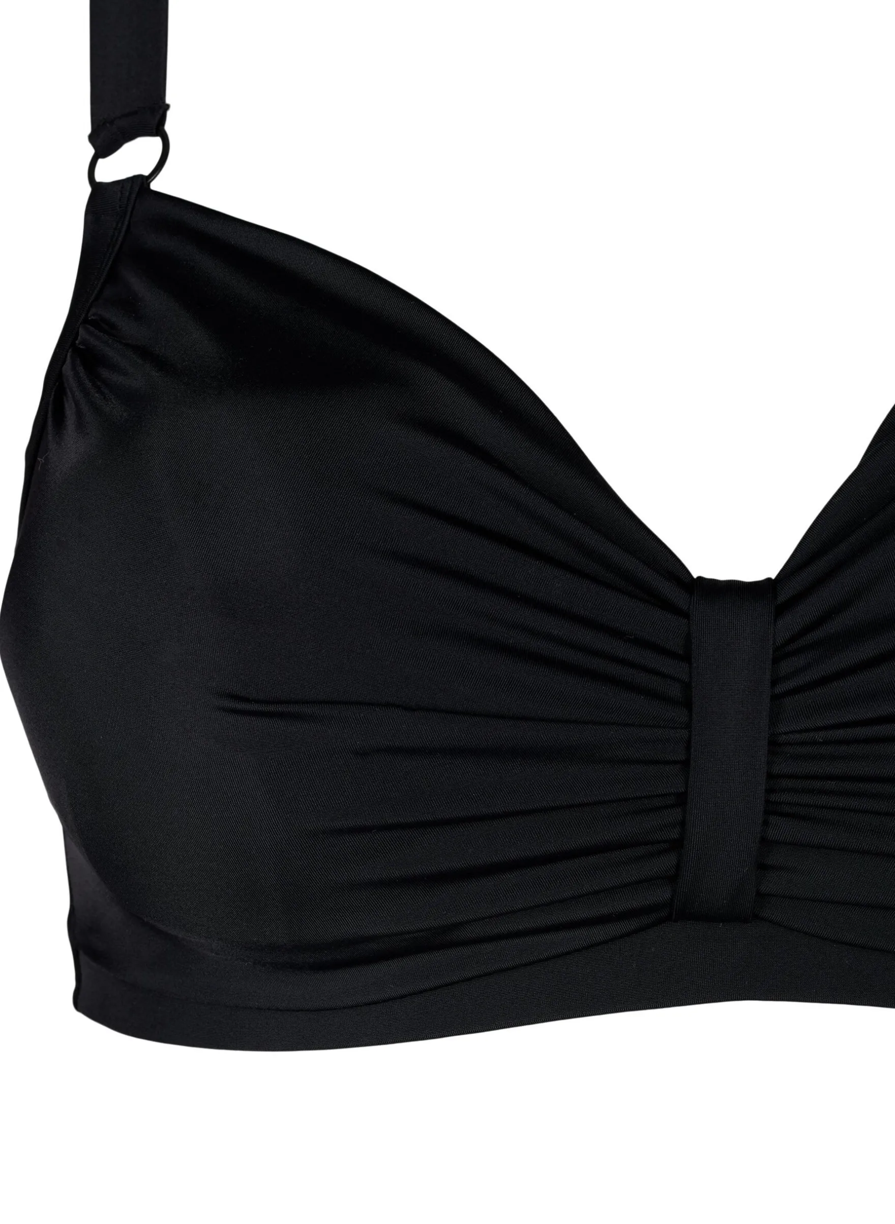 Bikini-BH mit Bügel und drapiertem Stoff