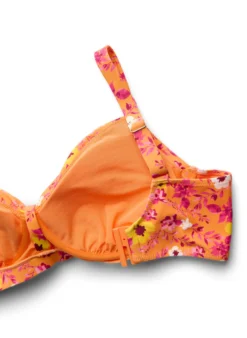 Bikinioberteil mit Bügel und Muster