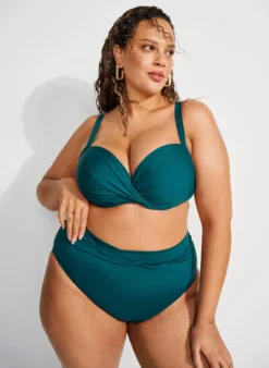 Bikini-Slip mit Wickeldetail
