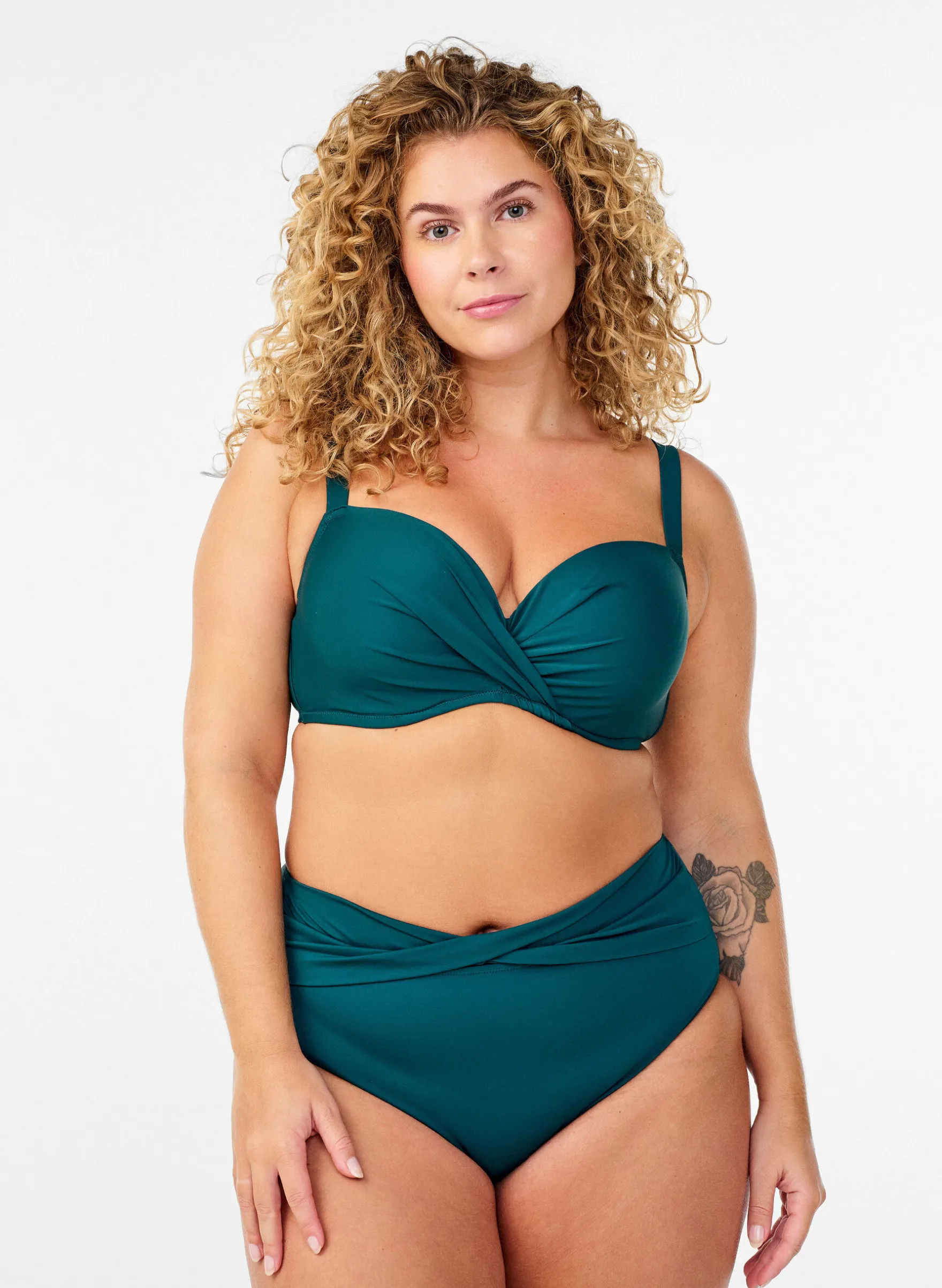 Bikini-Slip mit Wickeldetail