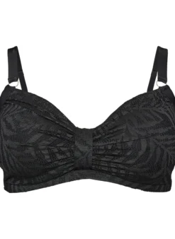 Bikini Top aus strukturiertem Mesh mit herausnehmbaren Einlagen