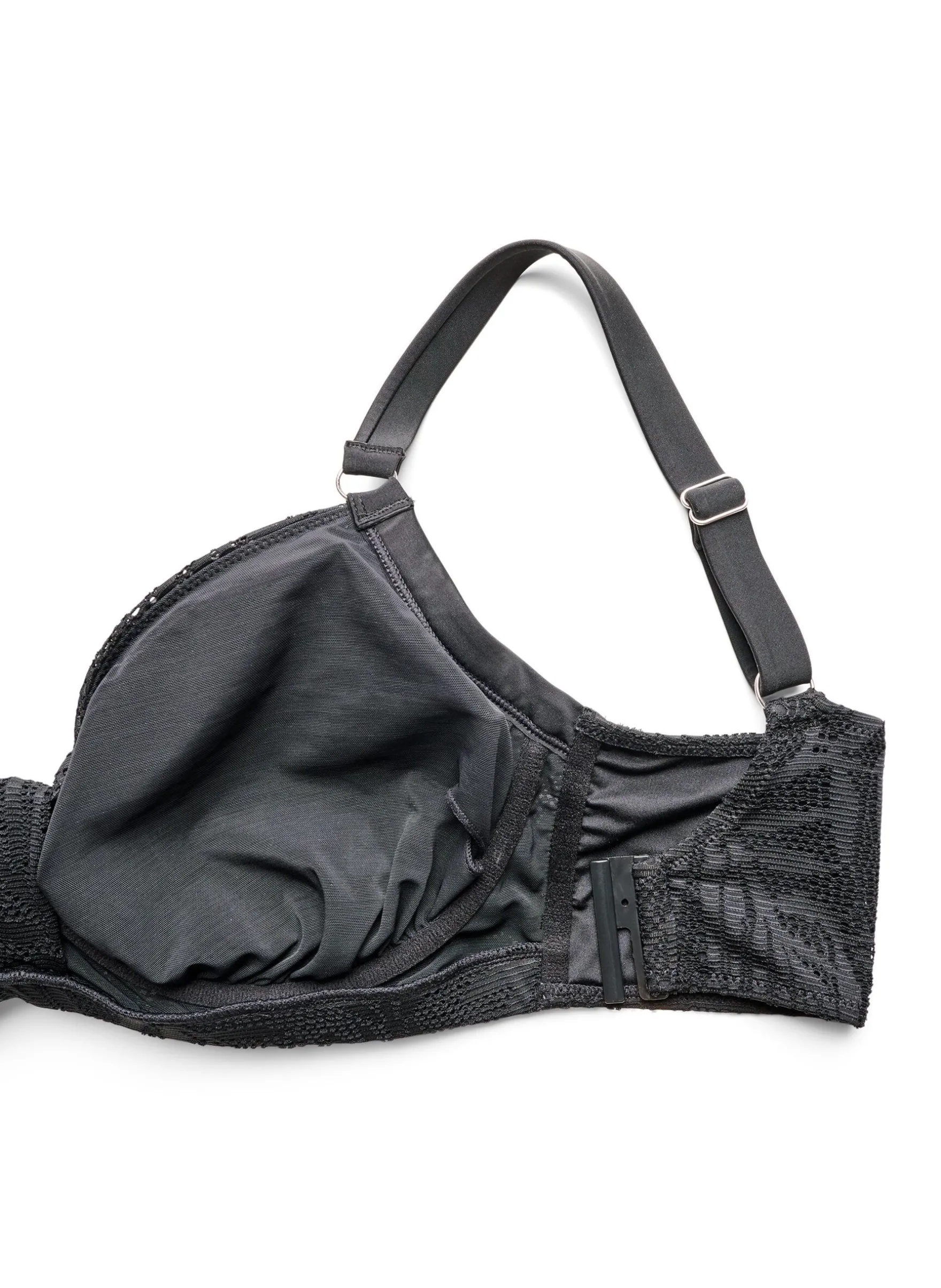 Bikini Top aus strukturiertem Mesh mit herausnehmbaren Einlagen
