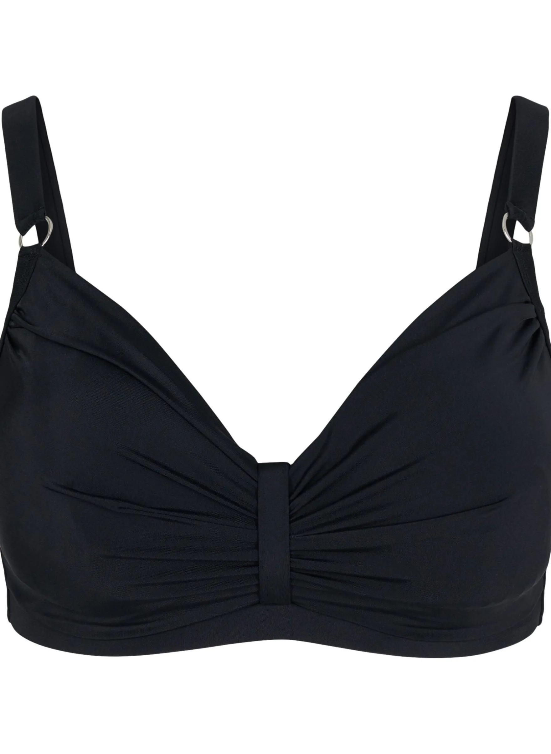 Bikini-Top mit Bügel und Drapierung