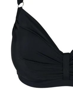 Bikini-Top mit Bügel und Drapierung