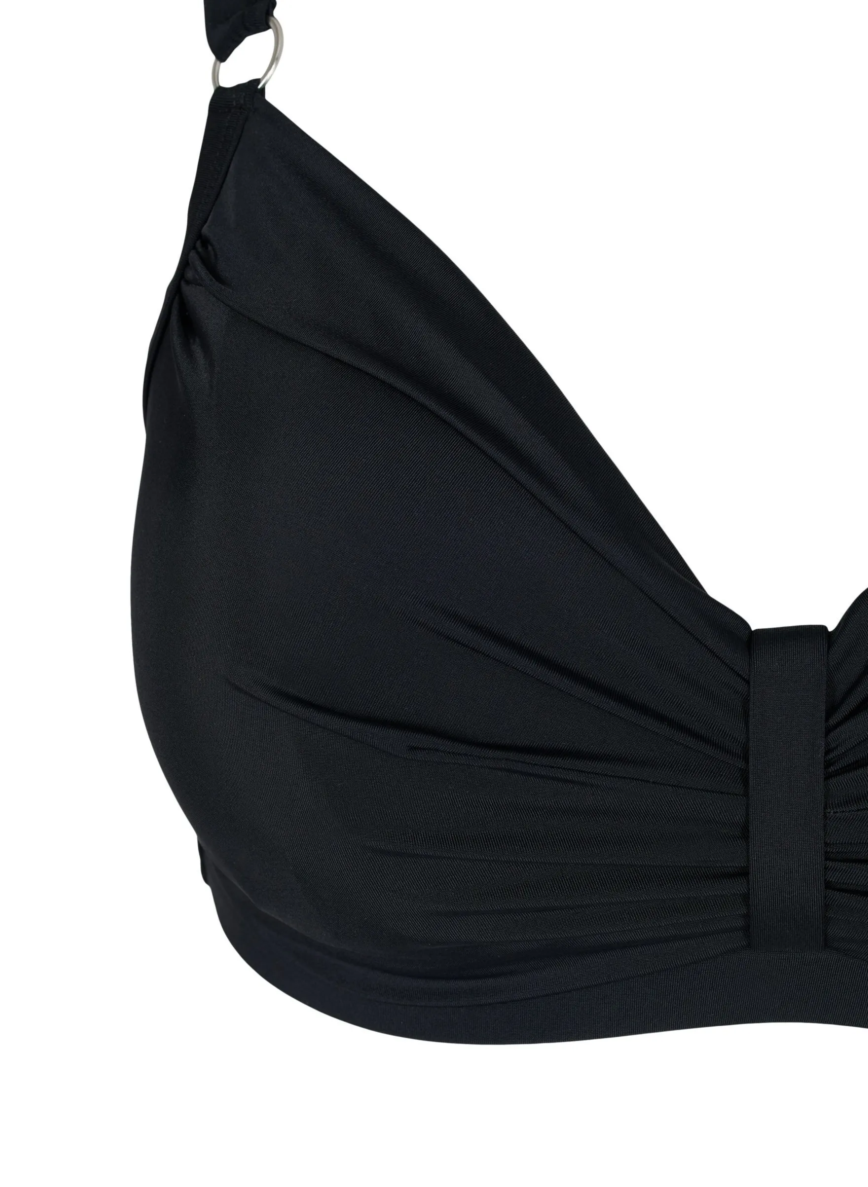 Bikini-Top mit Bügel und Drapierung