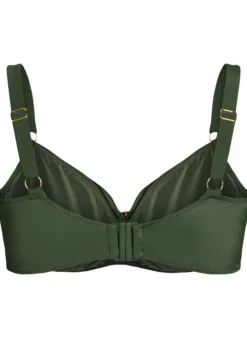 Bikini Top mit Bügel und goldfarbenem Detail