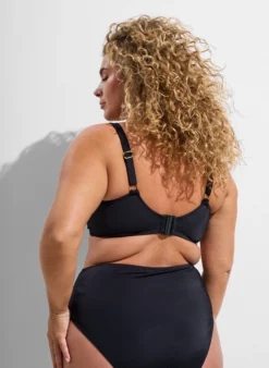 Bikini Top mit Bügel und goldfarbenem Detail