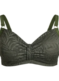 Bikini Top mit strukturiertem Mesh und herausnehmbarer Polsterung