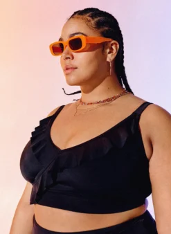 Bikini-Unterteil mit extra hoher Taille