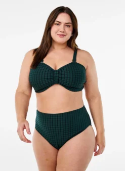Bikiniunterteil mit hohem Bund und Tai-Schnitt
