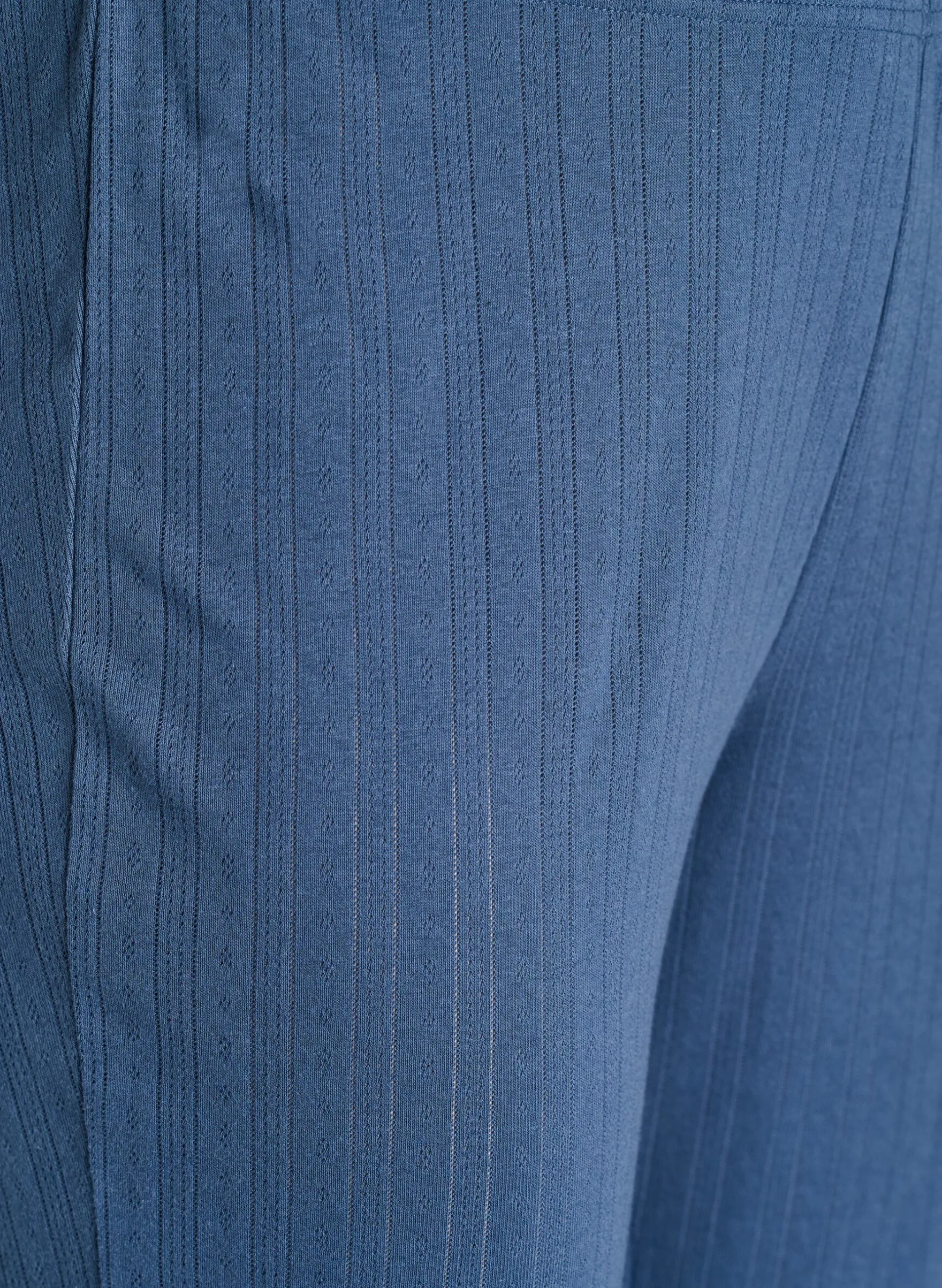 Bio-Baumwoll-Pyjamahose mit strukturierter Oberfläche