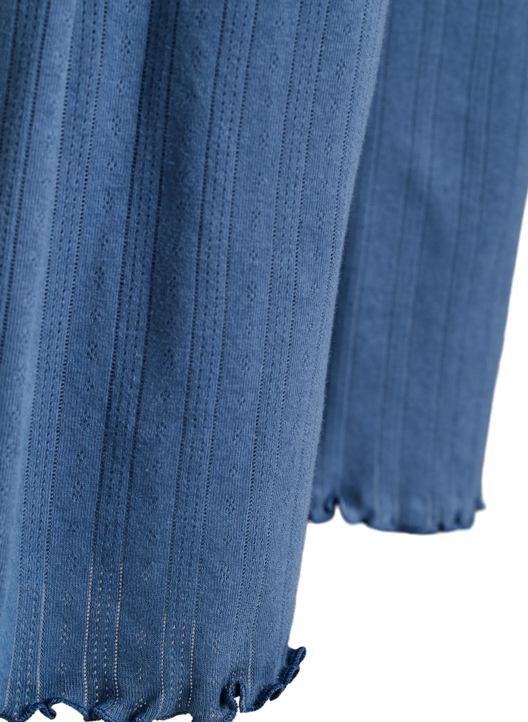 Bio-Baumwoll-Pyjamahose mit strukturierter Oberfläche
