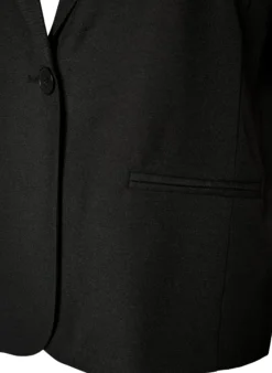 Blazer mit kurzen Ärmeln und Revers