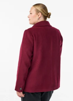 Blazer mit zweireihiger Knopfleiste und klassischen Revers