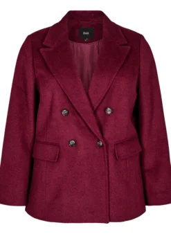 Blazer mit zweireihiger Knopfleiste und klassischen Revers