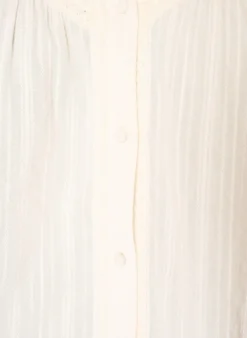 Bluse aus Baumwolle mit Zierbändern