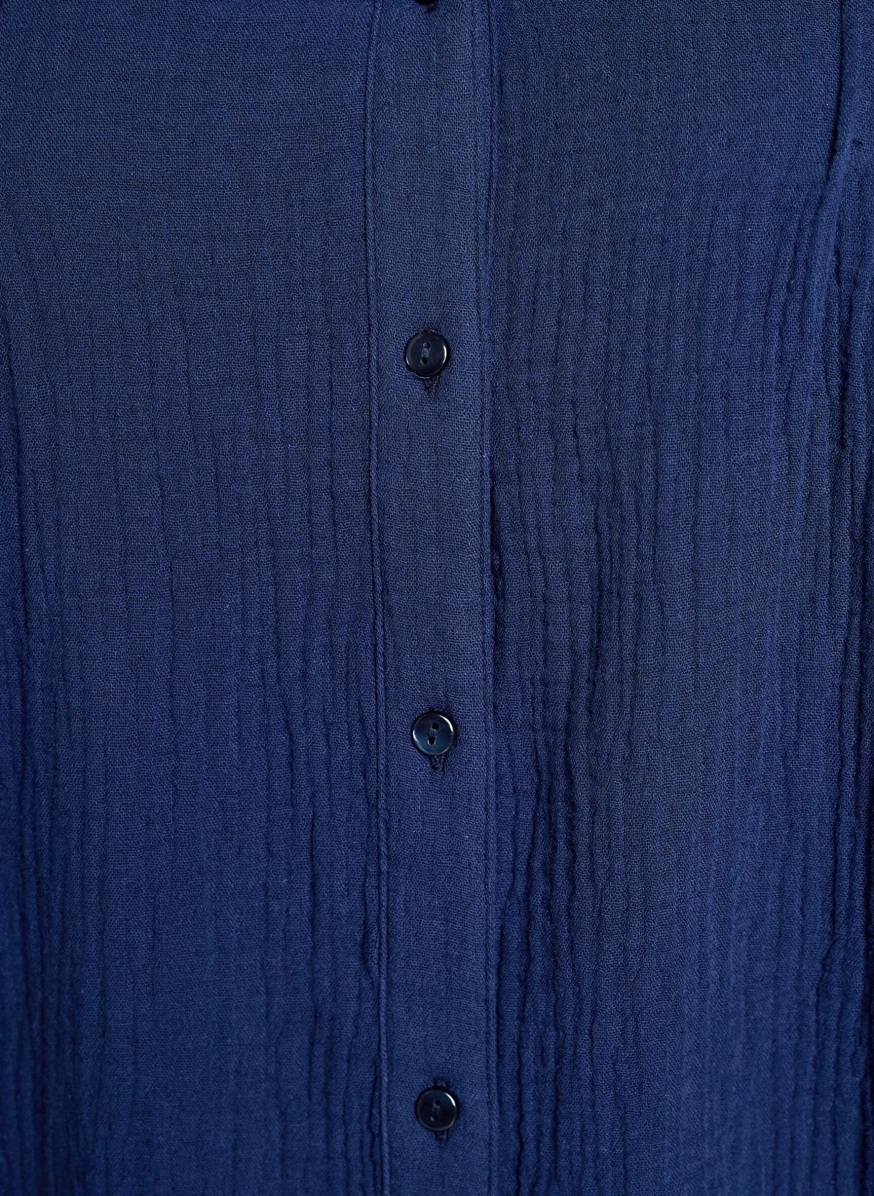 Bluse aus Baumwoll-Musselin mit bestickten Details