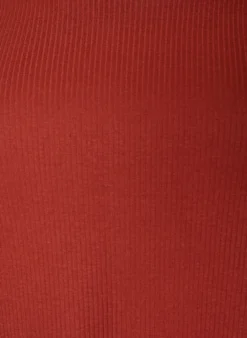 Bluse aus geripptem Jersey mit kurzen Ärmeln