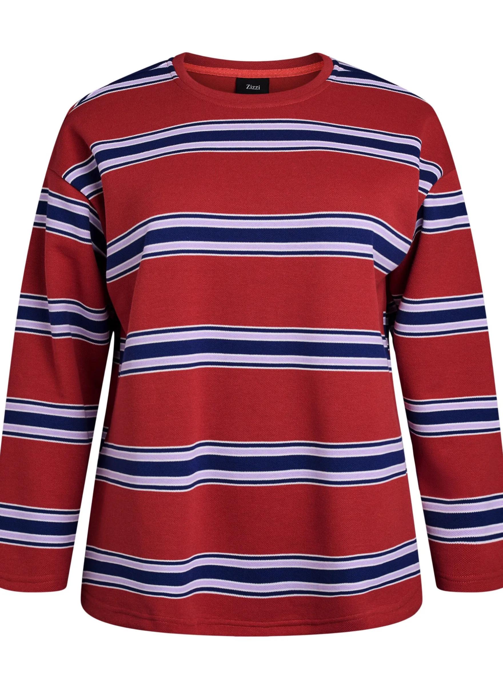 Bluse aus Jersey mit breiten Streifen