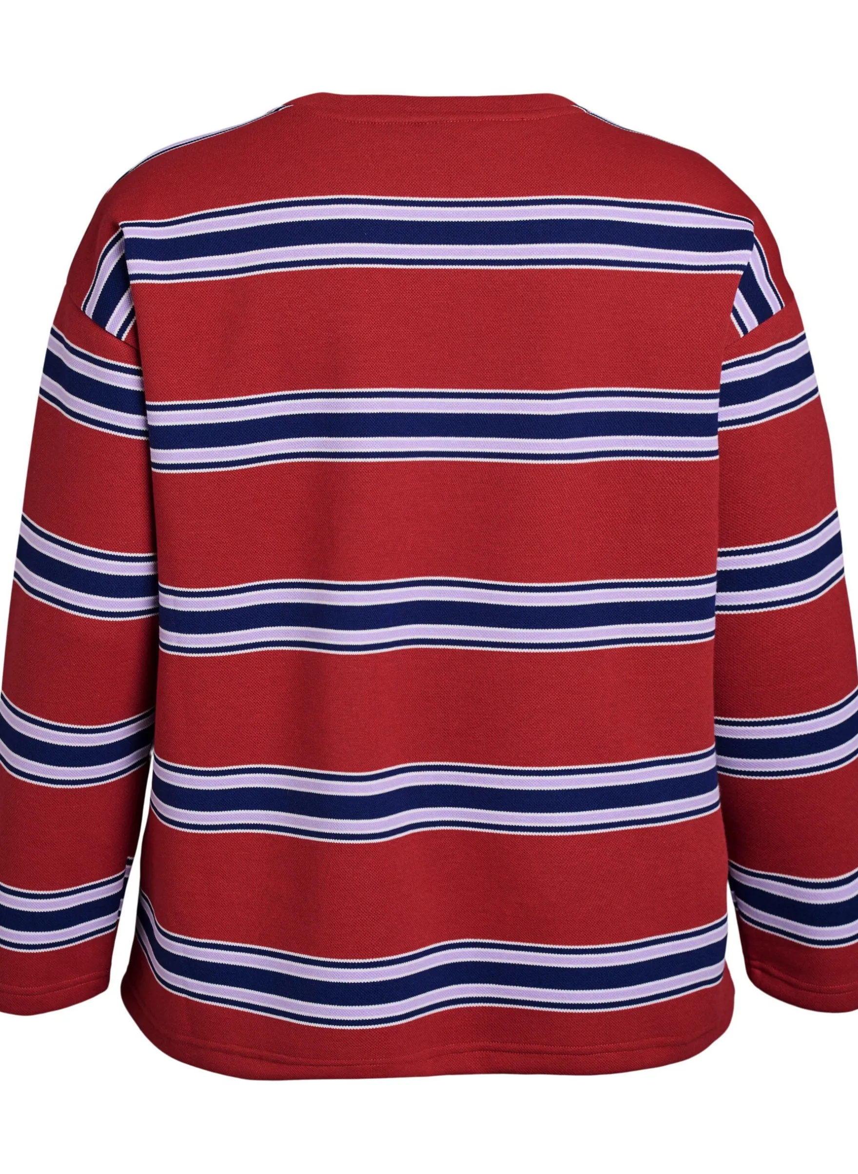 Bluse aus Jersey mit breiten Streifen