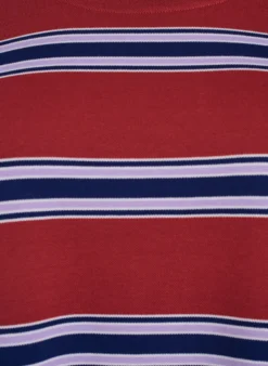 Bluse aus Jersey mit breiten Streifen