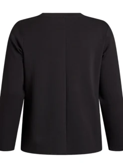 Bluse aus Jersey mit Rundhalsausschnitt