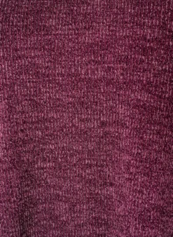 Bluse aus Jersey mit V-Ausschnitt und langen Ärmeln
