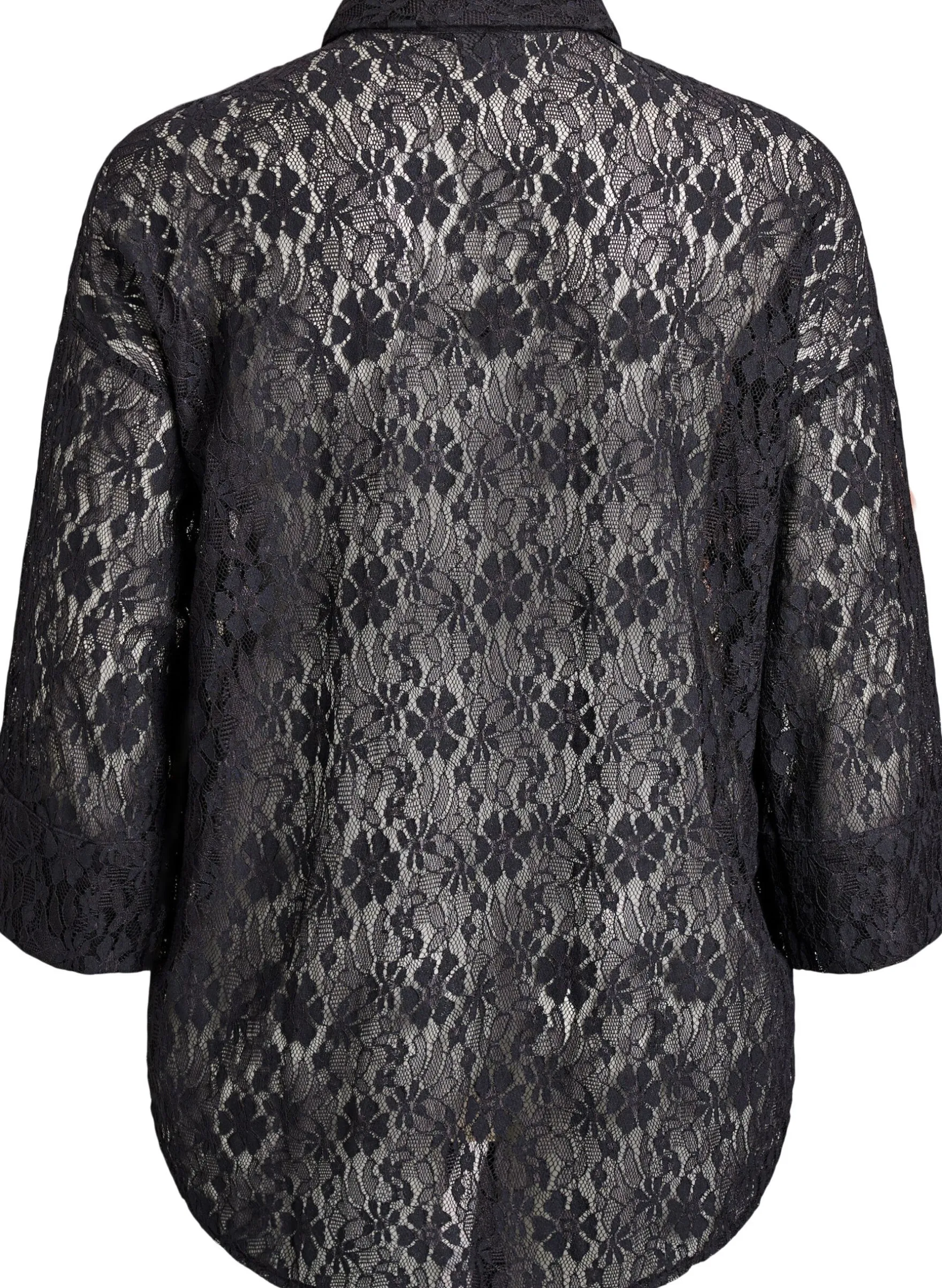 Bluse aus Spitze mit 3/4-Ärmeln