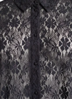 Bluse aus Spitze mit 3/4-Ärmeln