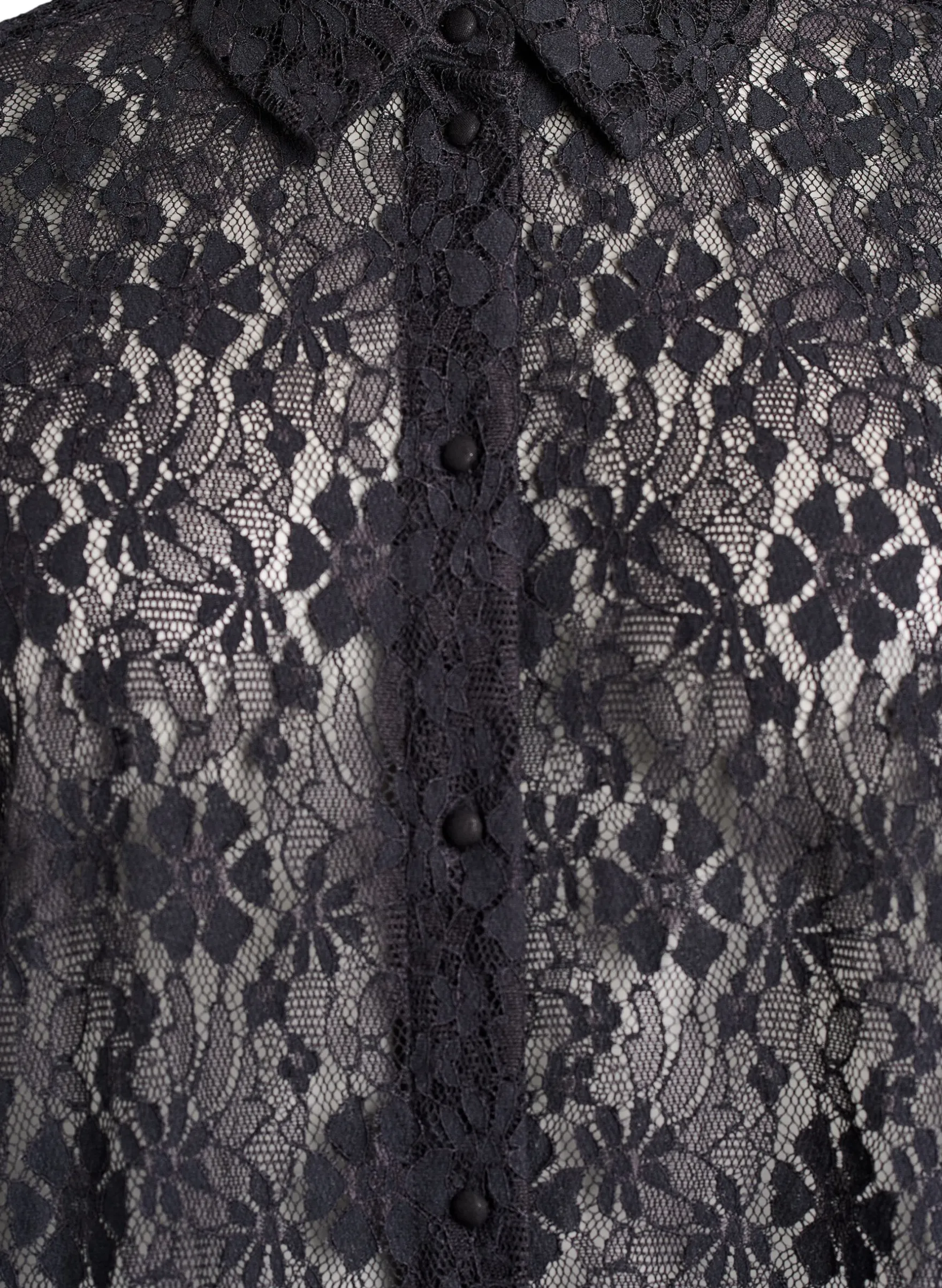 Bluse aus Spitze mit 3/4-Ärmeln