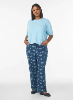 Bluse aus Strick mit kurzen Ärmeln