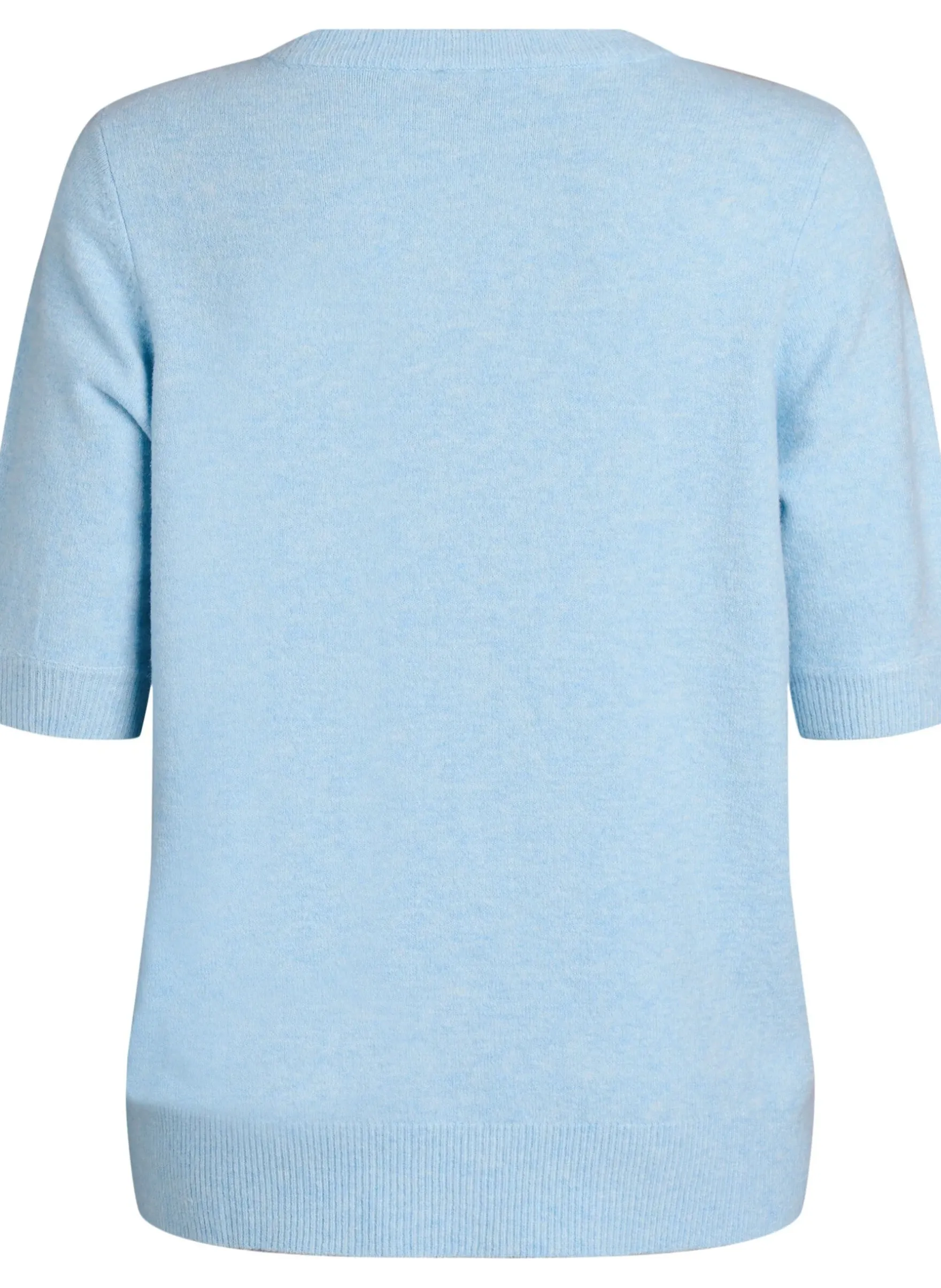 Bluse aus Strick mit kurzen Ärmeln