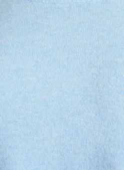 Bluse aus Strick mit kurzen Ärmeln