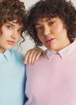 Bluse aus Strick mit kurzen Ärmeln