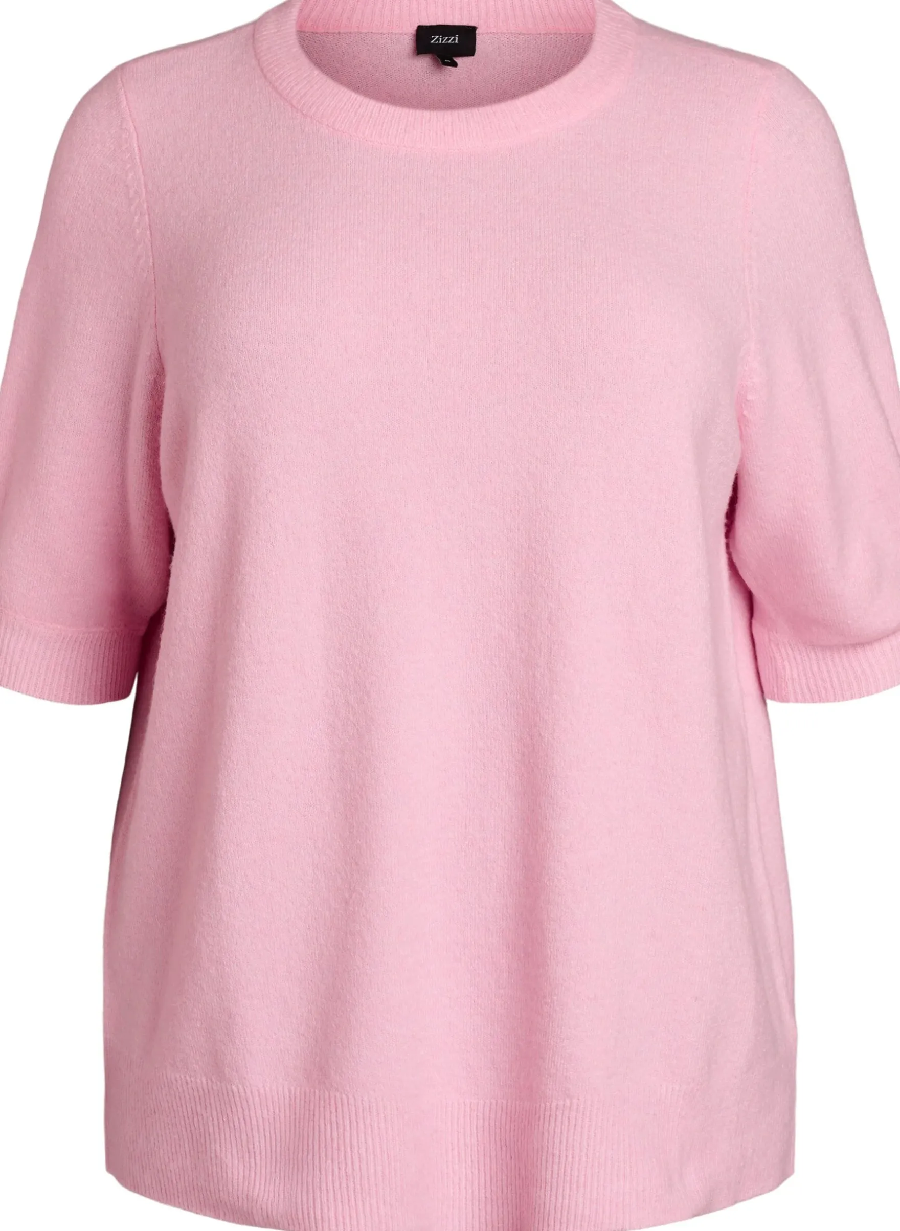 Bluse aus Strick mit kurzen Ärmeln