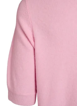 Bluse aus Strick mit kurzen Ärmeln