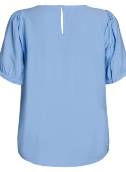 Bluse aus Viskose mit halben Ärmeln