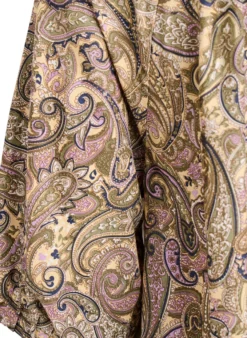 Bluse aus Viskose mit Paisley-Muster und Bindeband