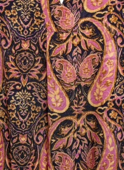 Bluse aus Viskose mit Paisleymuster und 3/4-Ärmeln